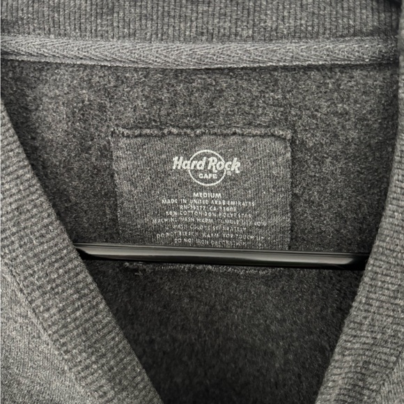 Hard Rock Cafe Dublin Charcoal Crewneck Sweater - Picture 2 of 4